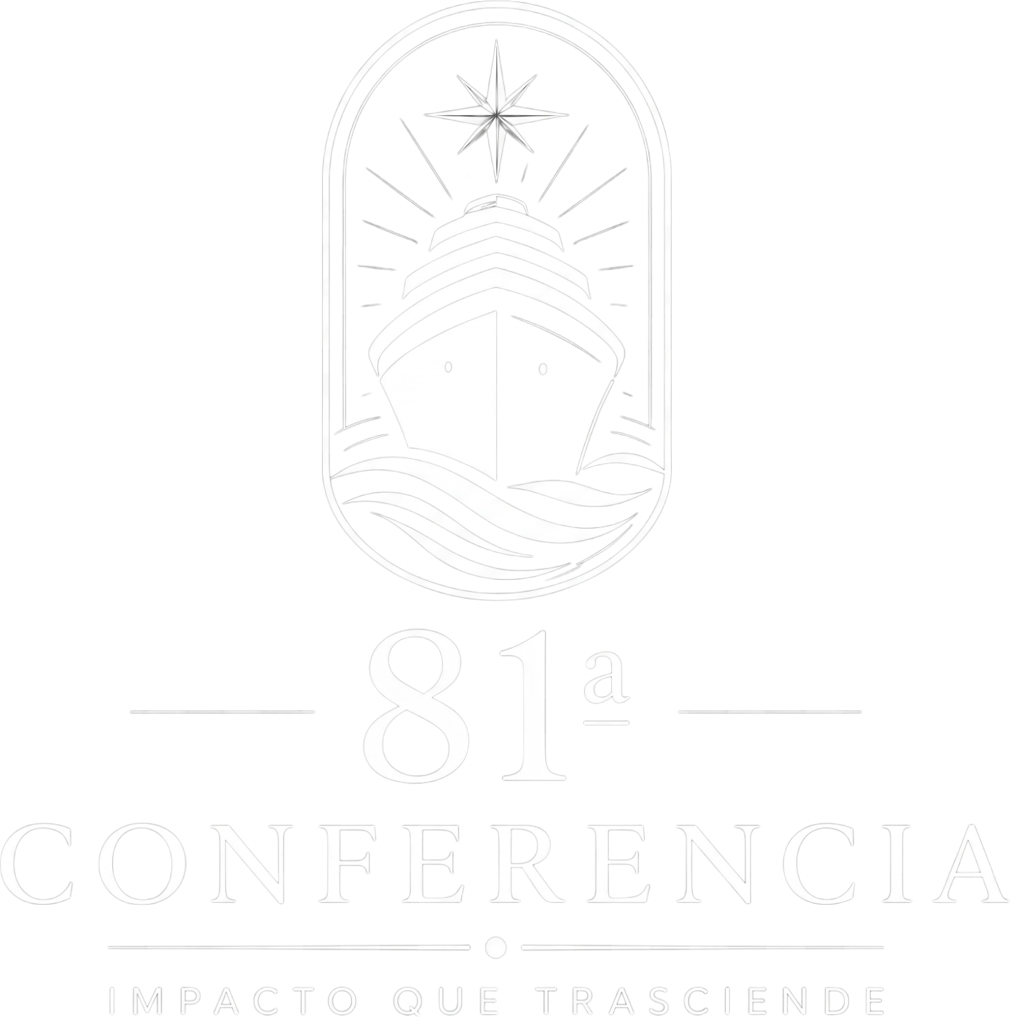 Emblema de la 81.ª Conferencia · Impacto que Trasciende